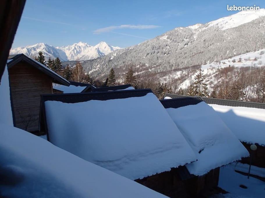 Saint Francois Longchamps Loc A La Montagne Avec Piscine Ete Hiver Vg23 Exterior foto